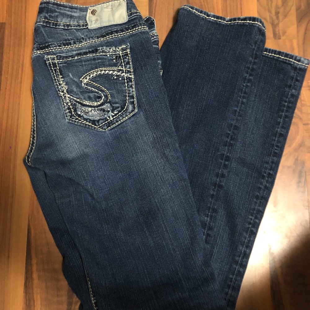 Suki silver jeans!